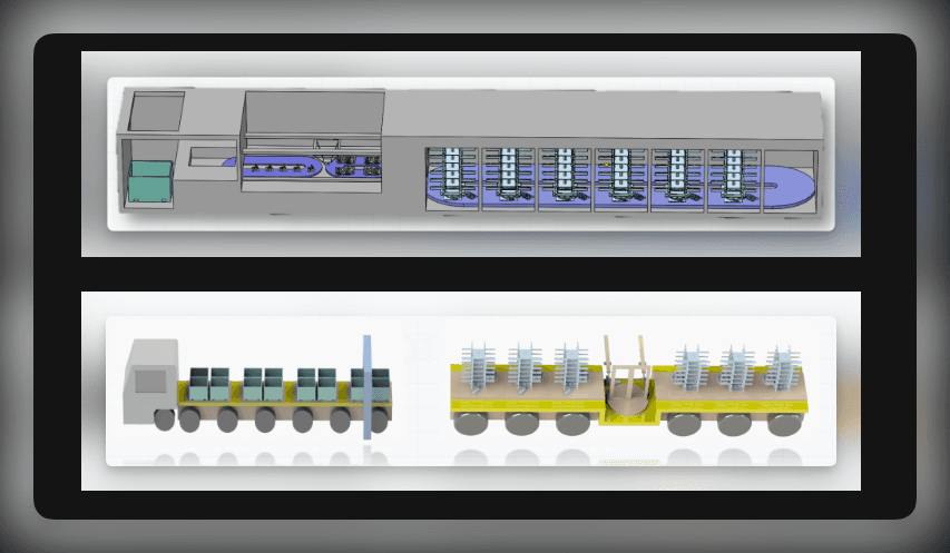 Mobile Transfer Platform / Central Lock Storage
